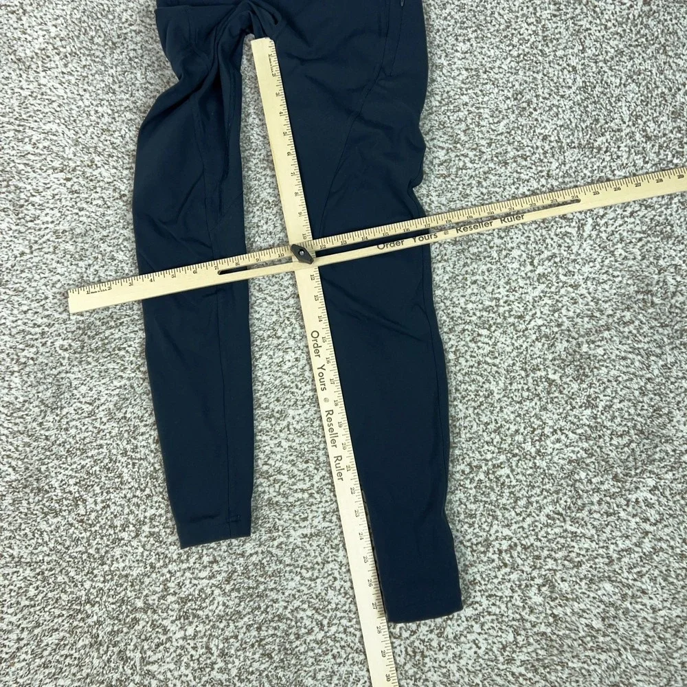 Lululemon Pants Womens 4‎ Black High Rise Ankle Leggings Pockets Lead The Pack